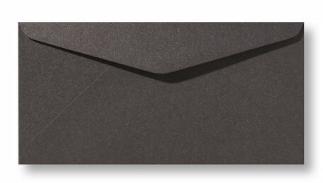 Envelop 11 x 22 cm Metallic Dark