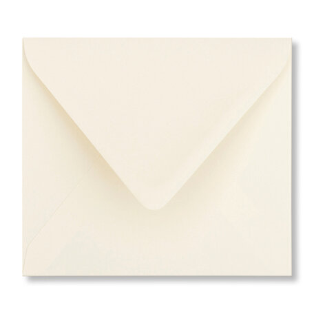Envelop 12,5 x 14 cm Ivoor
