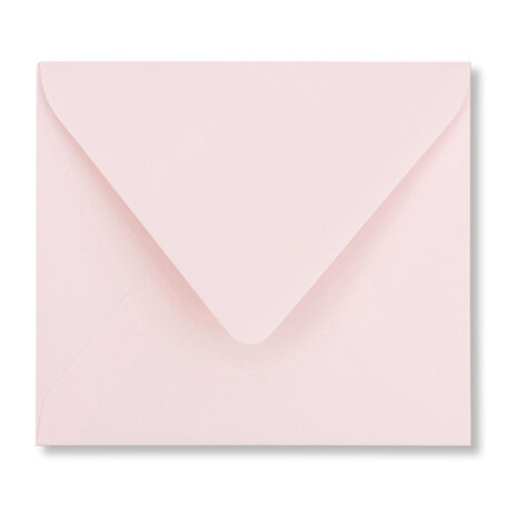 Envelop 12,5 x 14 cm Lichtroze