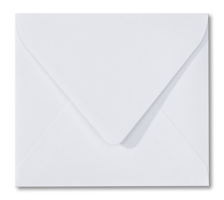 Envelop 12,5 x 14 cm Wit