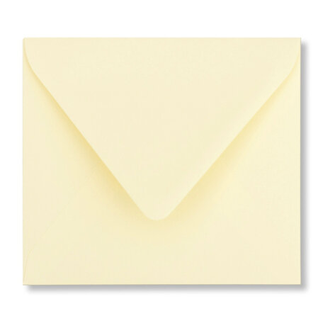 Envelop 12,5 x 14 cm Zachtgeel