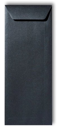 Envelop 12,5 x 31,2 cm Metallic Black