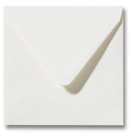 Envelop 16 x 16 cm Ivoor