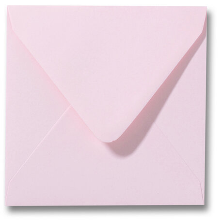 Envelop 16 x 16 cm Lichtroze