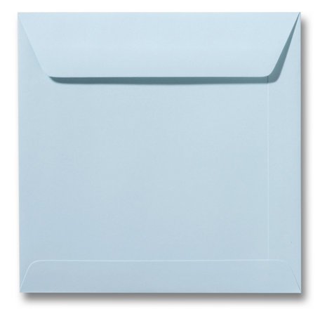 Envelop 17 x 17 cm Zachtblauw