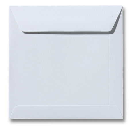 Envelop 17 x 17 cm Zilvergrijs
