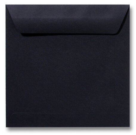 Envelop 17 x 17 cm Zwart