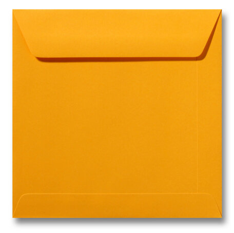 Envelop 19 x 19 cm Goudgeel