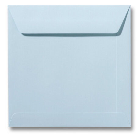 Envelop 19 x 19 cm Zachtblauw