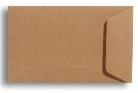 Envelop 6,5 x 10,5 cm Bruin