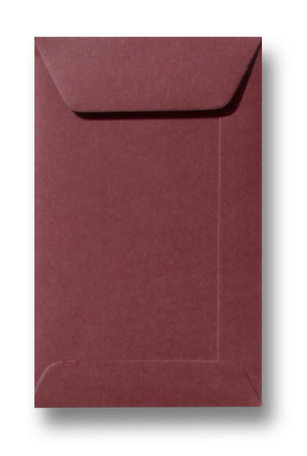 Envelop 6,5 x 10,5 cm Donkerrood