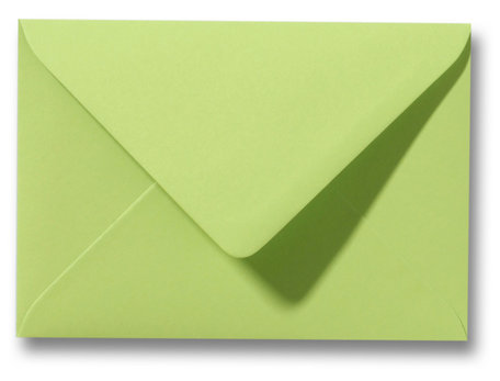 Envelop 9 x 14 cm Lindegroen