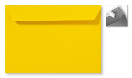 Envelop 22 x 31,2 cm Boterbloemgeel