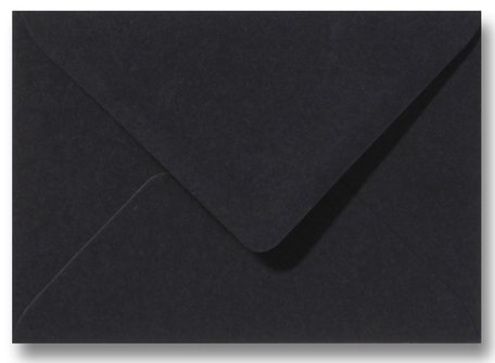 Envelop 9 x 14 cm Zwart